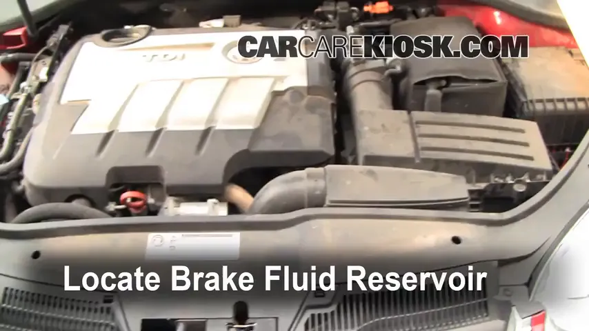 2010 Volkswagen Jetta TDI 2.0L 4 Cyl. Turbo Diesel Sedan Brake Fluid Add Fluid